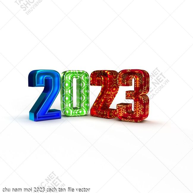 chu nam moi 2023 cach tan file vector